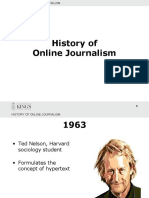 Online Journalism History