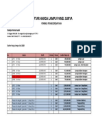 Harga Lampu Pengecer, Satuan