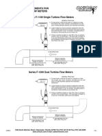 Straight Run Requirements For Insertion Turbine Flow Meters