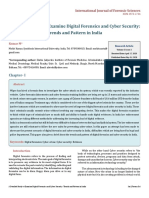A Detailed Study To Examine Digital Forensics and Cyber Security: Trends and Pattern in India