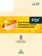 Solar PV Industry 2010: Contemporary Scenario and Emerging Trends