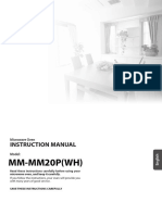 MM-MM20P (WH) : Instruction Manual