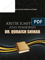 Kritik Ilmiyyah Atas Pemikiran Dr. Quraish Shihab by Abu Ubaidah Yusuf Bin Mukhtar as-Sidawi (Z-lib.org)