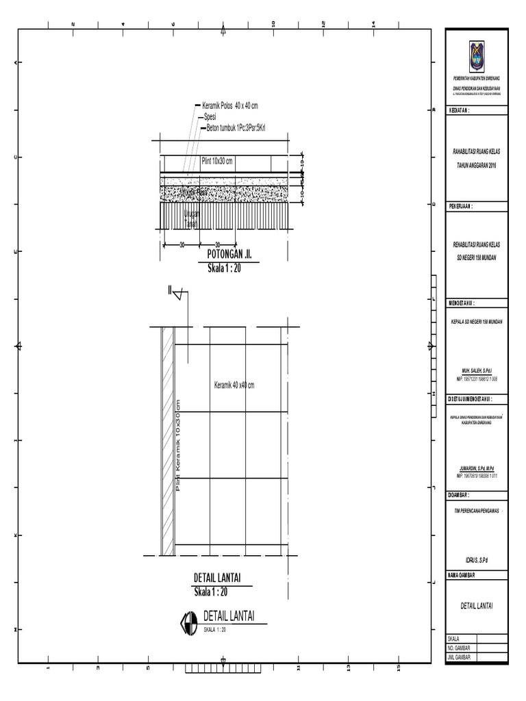 08 Detail Lantai | PDF