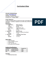 Curriculum Vitae: Avilash Vishwakarma