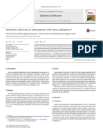 19 Piridoxine Deficiency in Adult Patients With Status Epilepticus