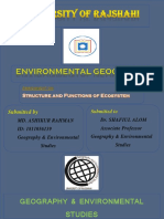 Geography & Environmental Studies: Submitted by