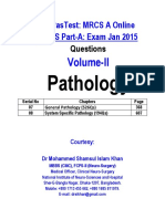 MRCS Part-A Pathology Questions Volume-II