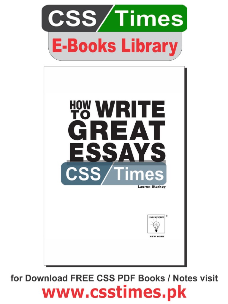 one hundred great essays pdf