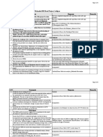 Comments Incorporation Sheet