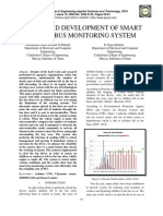 Design and Development of Smart School Bus Monitoring System