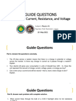 Module 5 - Current, Resistance, and Voltage Guide Questions