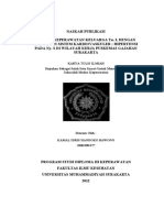 Naskah Publikasi Karya Tulis Ilmiah Diajukan Sebagai Salah Satu Syarat Untuk Mendapatkan Gelarahli Madya Keperawatan
