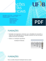 Fundações Diretas Superficiais - Slide