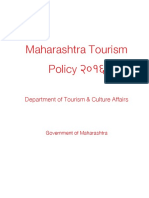 Maharashtra Tourism Policy 2016: Department of Tourism & Culture Affairs