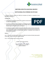 Luto institucional de 7 dias por falecimento de dirigente escoteiro