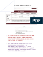 SKENARIO PASSING GRADE SESUAI PASAL 27