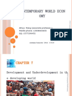 C07 Development and Underdevelopment in the Developing World
