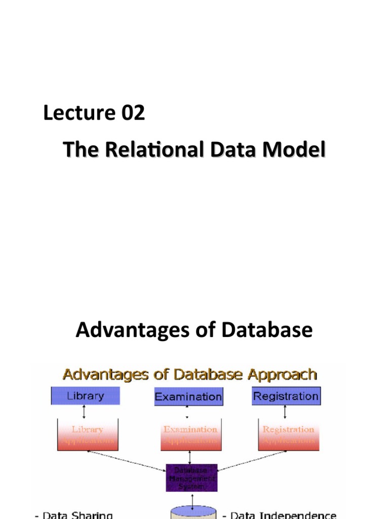 Cs 371 Lecture 02 | PDF | Databases | Data Management Software