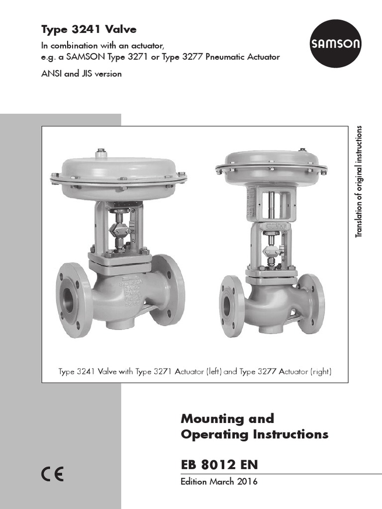 3241MN | PDF | Valve | Personal Protective Equipment