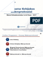 Pengantar Kebijakan Makroprudensial - Jan