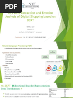 Key Data Extraction and Emotion Analysis of Digital Shopping Based On BERT