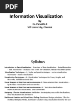 Information Visualization: Dr. Parvathi.R VIT University, Chennai