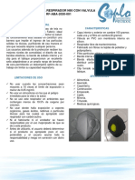 Ficha Tecnica Tapabocas N95 Con Valvula Rf-Aba-2020-001