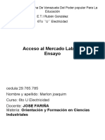 Acceso de Mercadeo