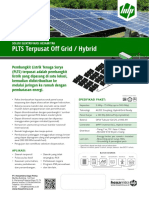 Brosur 2016 Solusi PLTS Terpusat Off Grid - Rev.1