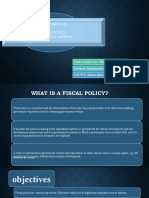 Chapter No. 15 Fiscal Policy: Conceptual Aspects