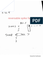 Fanuc Reversable Spike Adjust