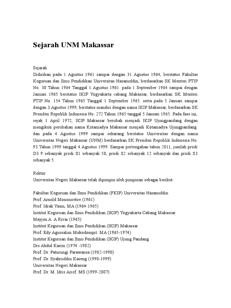 Sejarah unm makassar pdf