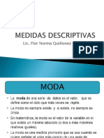 Representatividad de la moda y relación entre media, moda y mediana