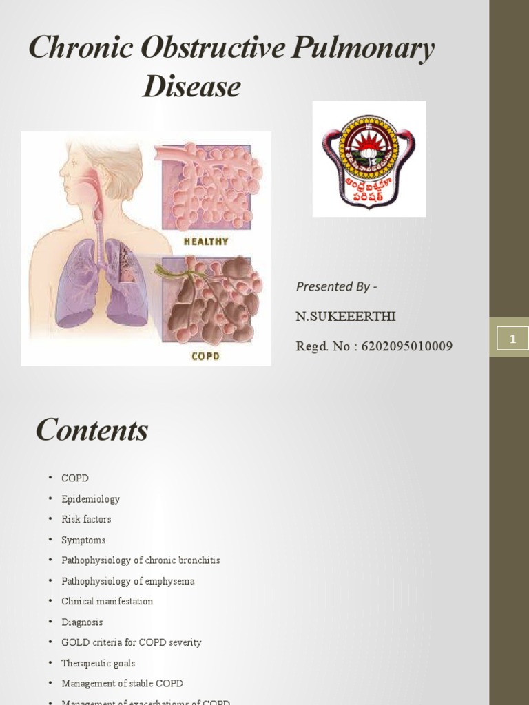 Chronic Obstructive Pulmonary Disease: Presented by | Download Free PDF ...