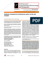 Antibiotic Treatment For: Is The End Coming?: Helicobacter Pylori