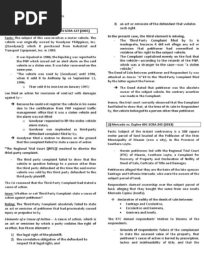 Case Notes