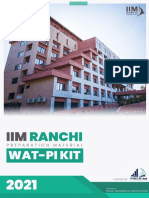 IIM Ranchi - PI Compendium