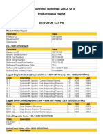 Cat Electronic Technician 2014A v1.0 Product Status Report