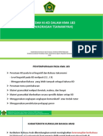 Materi Bimtek B Arab Mts KSKK 2020