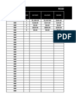 Reservations Processed: Date Core Buy Rate Sell Rate Income