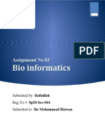 Bio Informatics: Assignment No 03