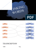 Linking Words - Phonetics and Phonology