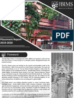 JBIMS M.SC - Finance Placement Report 2019 20