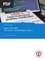 Exam 101-400 LPI Level 1 Certification Part 1