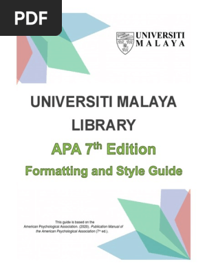 APA Style 7th Edition