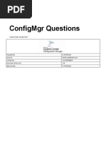 TI093 - ConfigMgr Questions