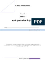 À Origem e Existencia Dos Anjos.