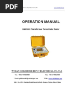 Operation manual-HM5001 TTR 