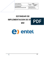 Estandar de Implementación de Enlaces MW - Entel - V6.1